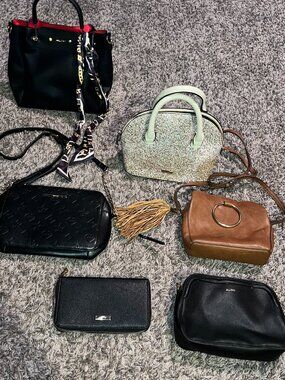 ALDO purse Handbag Wallet Collection Selling as a Set Of 6